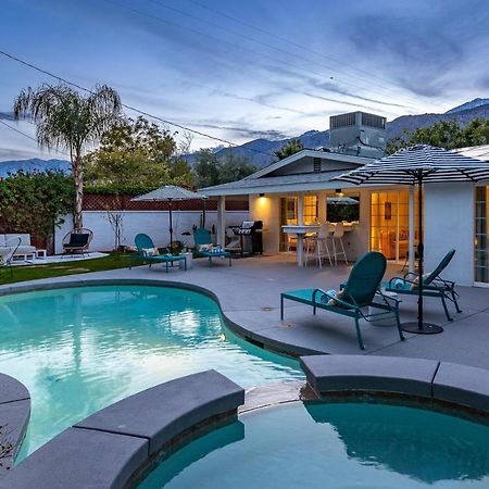 Serene 4 Bed 3 Bath Heated Pool Natural Backyard Heart Of パーム・スプリングス エクステリア 写真