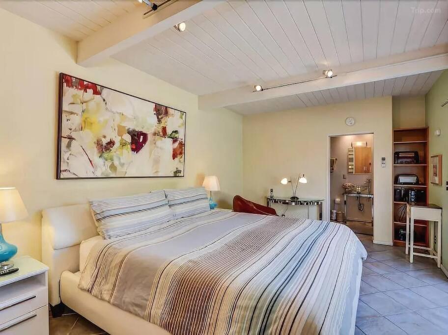 Serene 4 Bed 3 Bath Heated Pool Natural Backyard Heart Of パーム・スプリングス エクステリア 写真