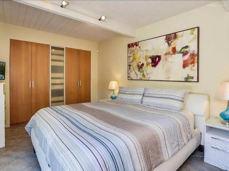 Serene 4 Bed 3 Bath Heated Pool Natural Backyard Heart Of パーム・スプリングス エクステリア 写真